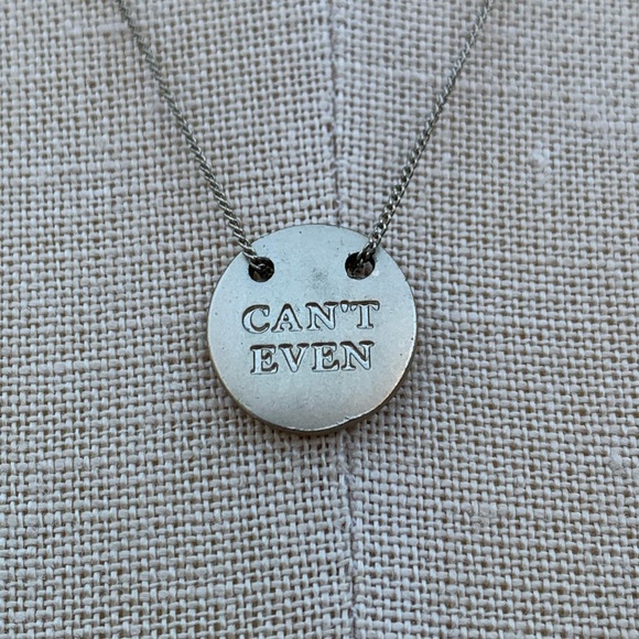 “CAN’T EVEN” Necklace - Picture 4 of 8